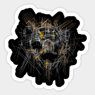 abstract Sticker